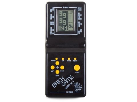 Elektroniczna gra tetris konsola kieszonkowa retro