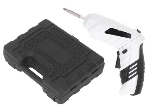 Wkrętarka akumulatorowa mini wkrętak zestaw 45 elementy bity walizka usb