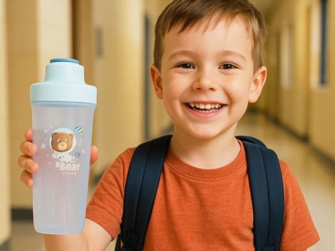 Butelka bidon na wodę dla dzieci 500ml szkolny do szkoły przedszkola