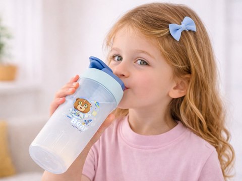 Butelka bidon na wodę dla dzieci 500ml szkolny do szkoły przedszkola