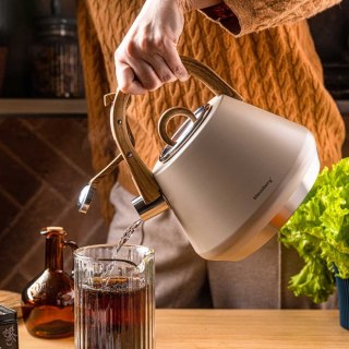 CZAJNIK STALOWY Z GWIZDKIEM 2,5L KLAUSBERG KB-7950 BEŻOWY