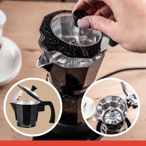 KAWIARKA ELEKTRYCZNA ESPRESSO 300ml KLAUSBERG KB-7998 500W
