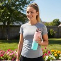 Butelka Motywacyjna 1L BPA FREE Bidon Sportowy ze Słomką Na Siłownię