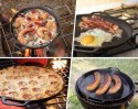 PATELNIA ŻELIWNA TALERZ DO PIZZY HAGE 30cm INDUKCJA